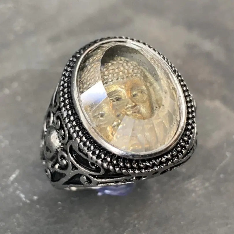 Vintage Buddha Ring