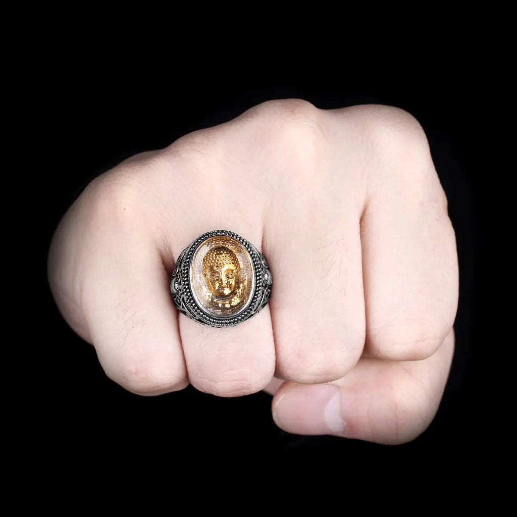 Vintage Buddha Ring