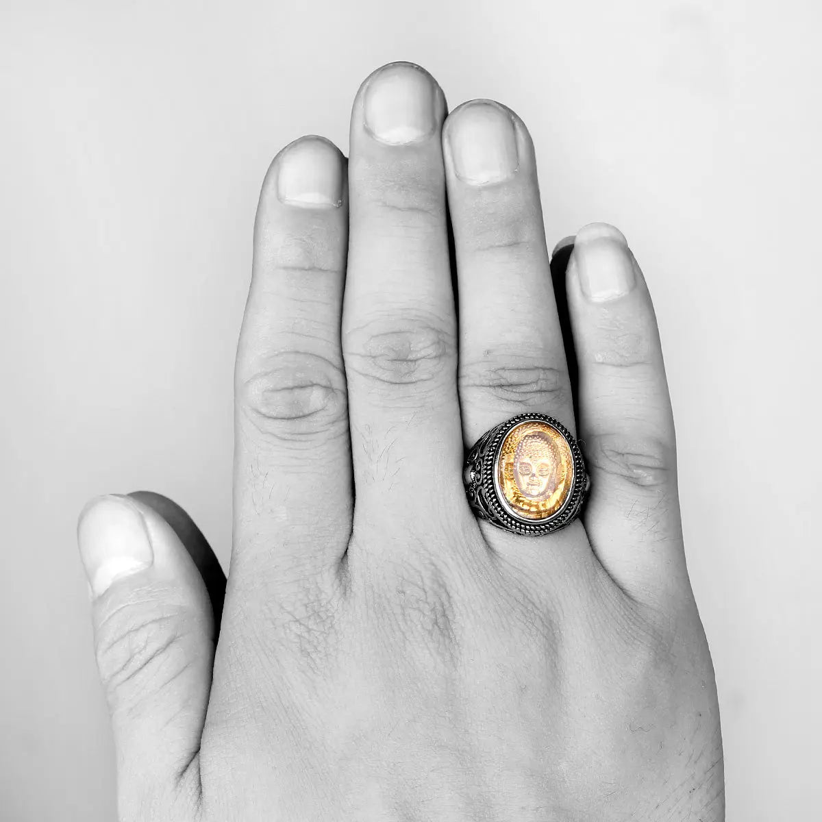 Vintage Buddha Ring