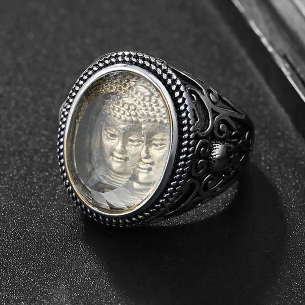 Vintage Buddha Ring