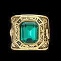 Vintage Bull Head Gem Ring