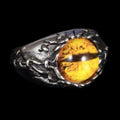 Vintage Dragon Eye Stainless Steel Ring