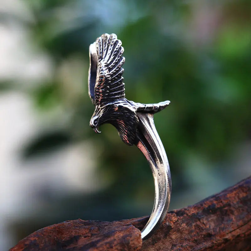 Vintage Eagle Stainless Steel Pendant