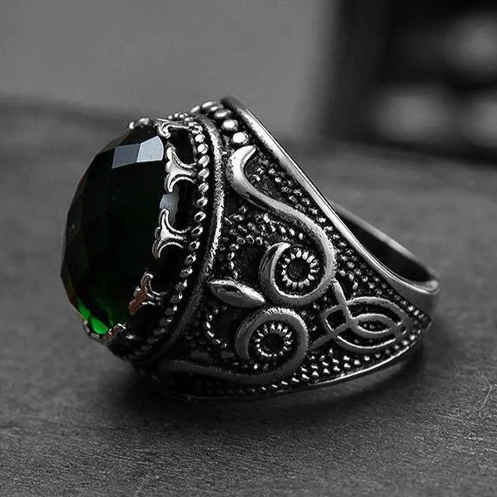 Vintage Palace Emerald Ring
