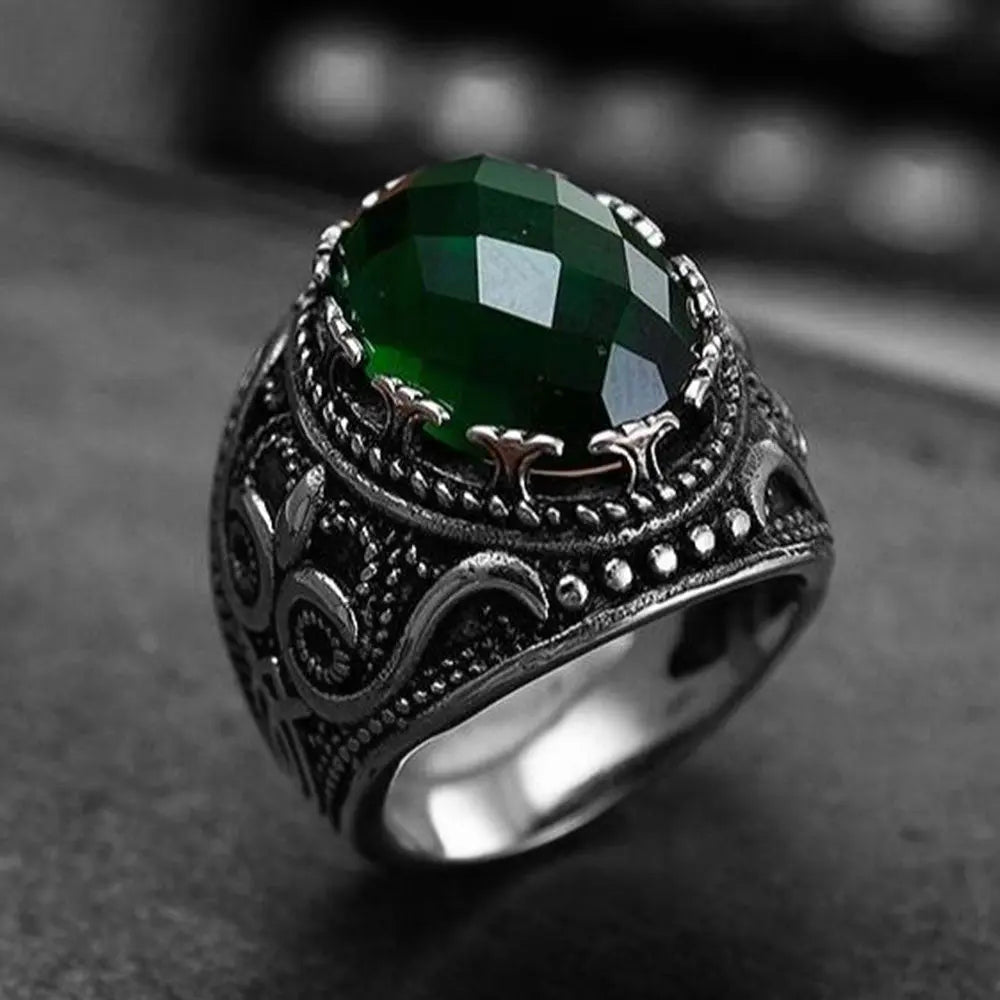 Vintage Palace Emerald Ring