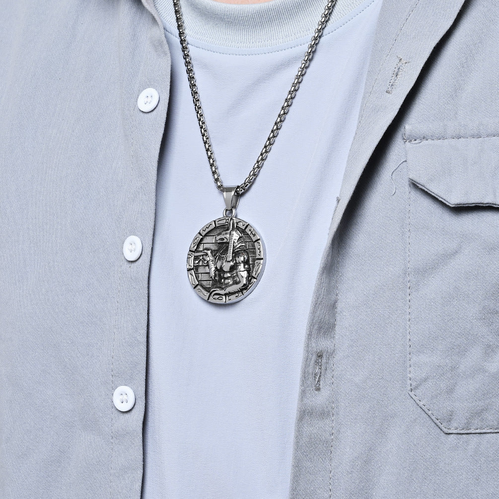 Vintage Anubis Egyptian Mythology Pendant