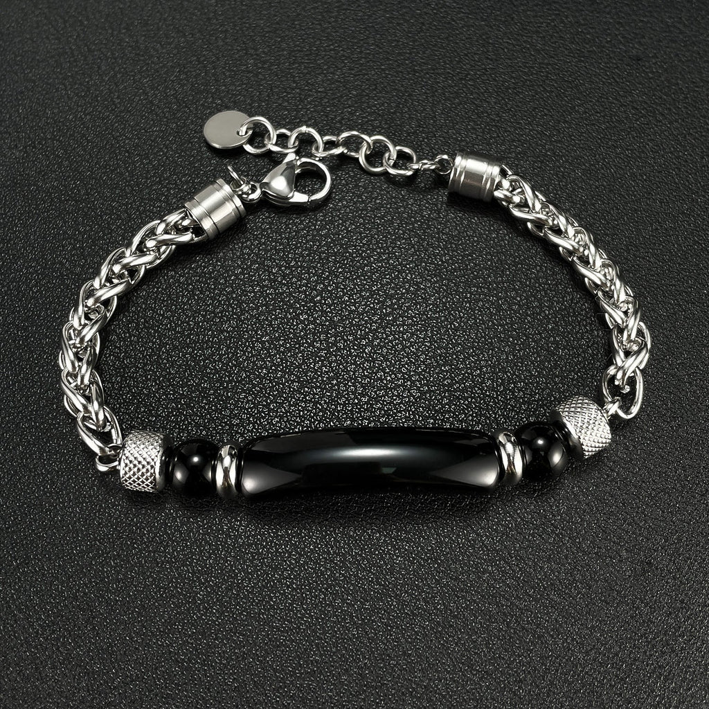 Vintage Chain Tiger Eye Stone Bracelet