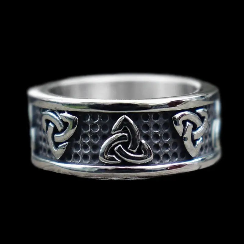 Warrior Triquetra Stainless Steel Ring