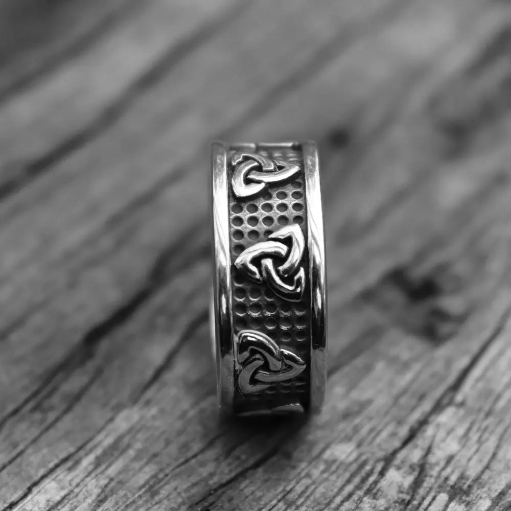 Warrior Triquetra Stainless Steel Ring