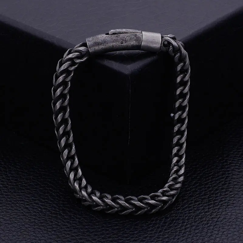 Wheat Chain Stainless Steel Bracelet