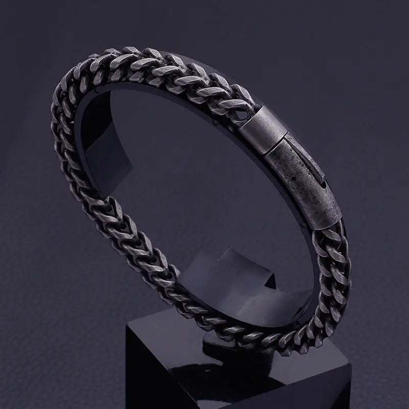 Wheat Chain Stainless Steel Bracelet