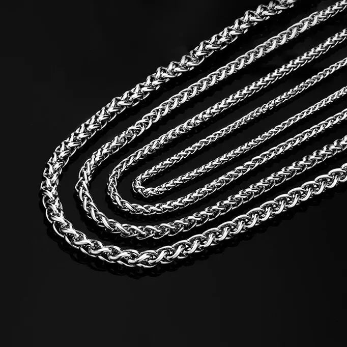 Wheat Ear Chain Stainless Steel Necklace