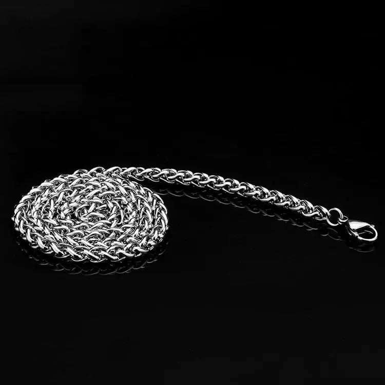 Wheat Ear Chain Stainless Steel Necklace