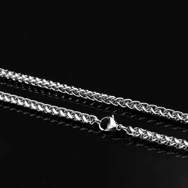 Wheat Ear Chain Stainless Steel Necklace