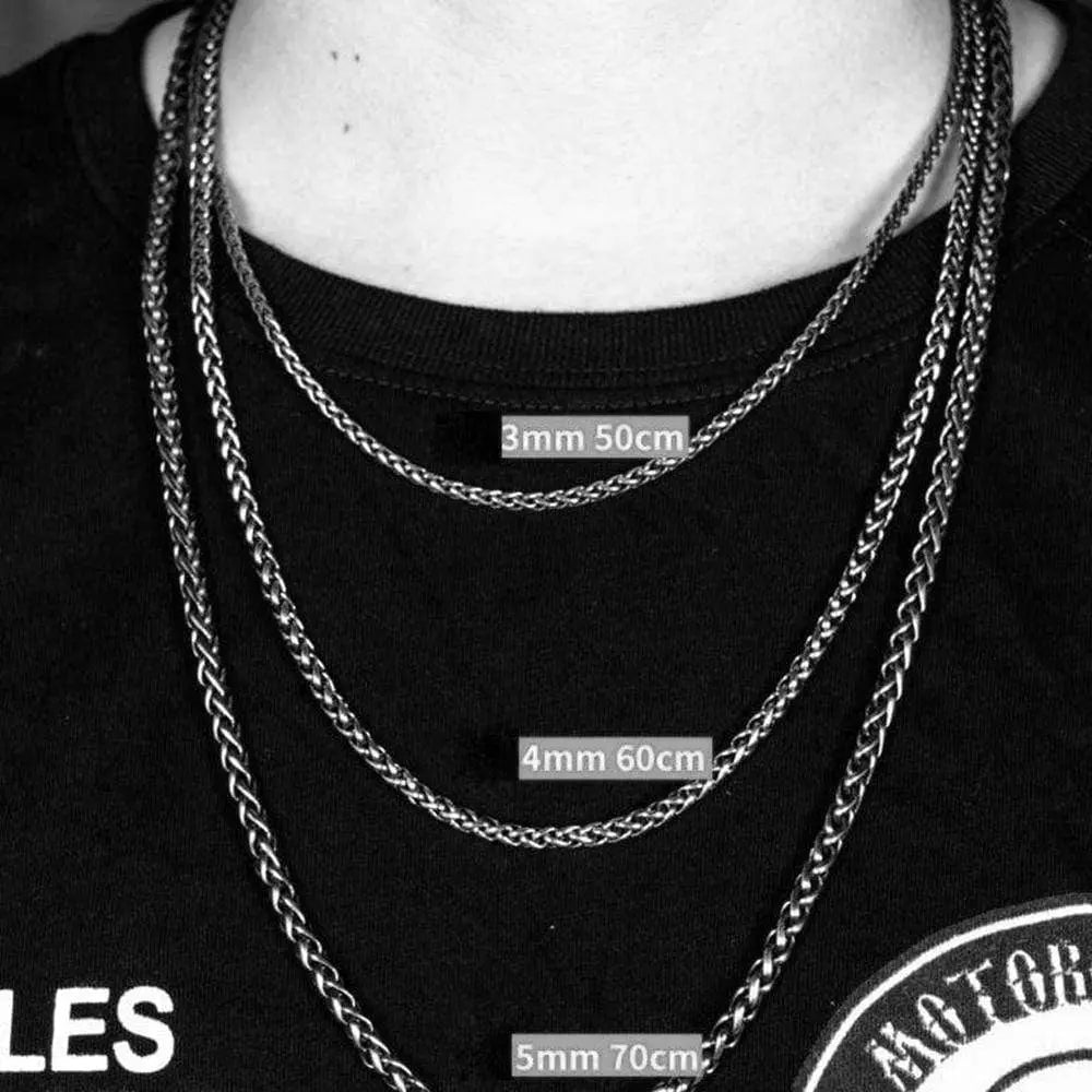 Wheat Ear Stainless Steel Chain