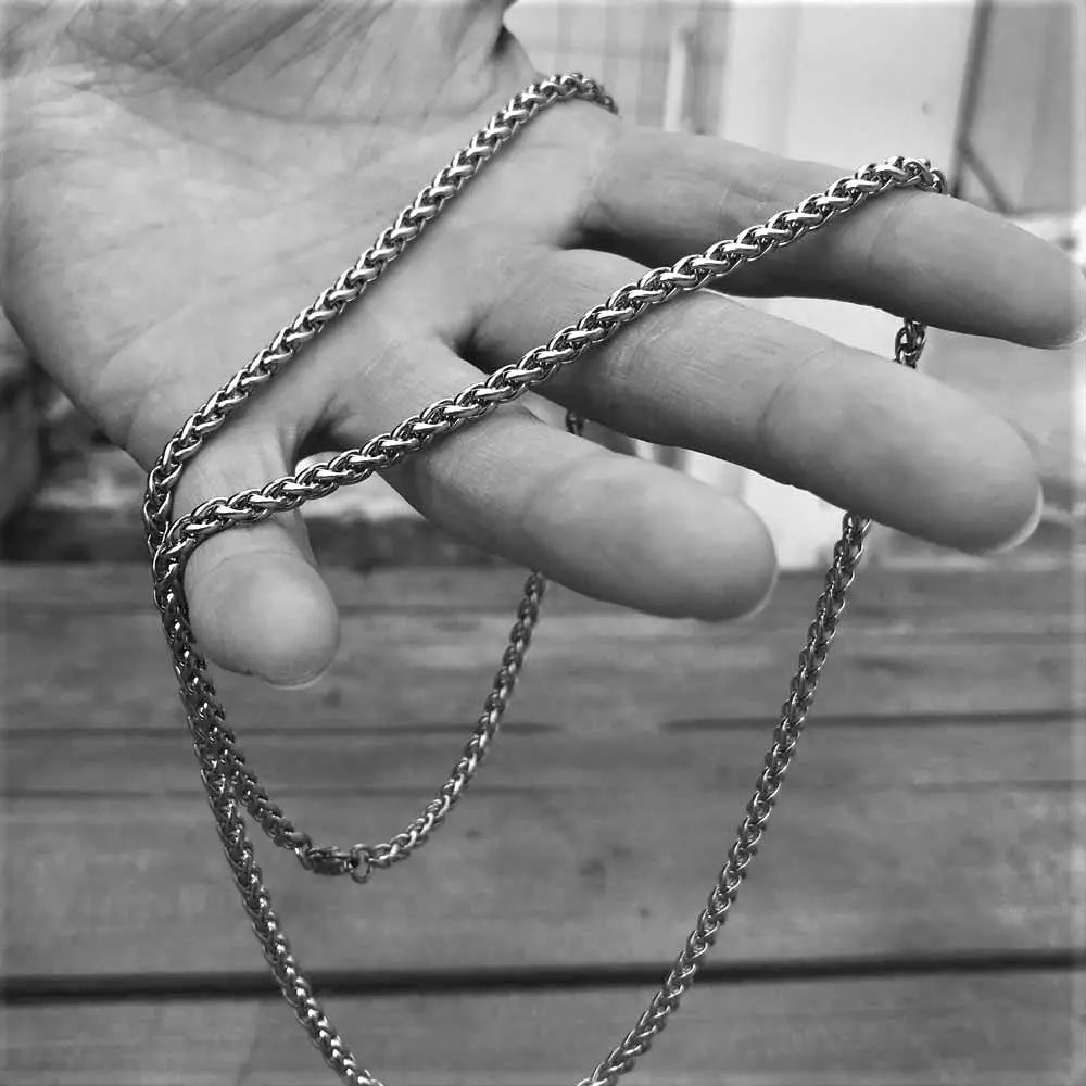 Wheat Ear Stainless Steel Chain