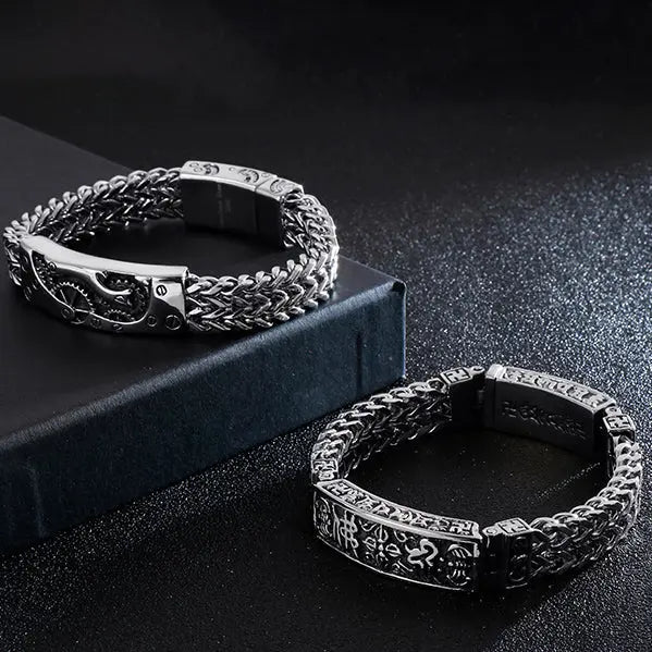 Wheat Link Stainless Steel Bracelet