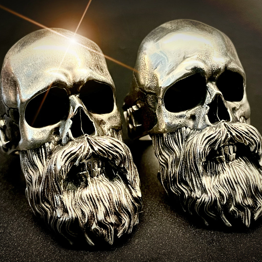 Bruderschaft Brotherhood Bearded Skull Ring