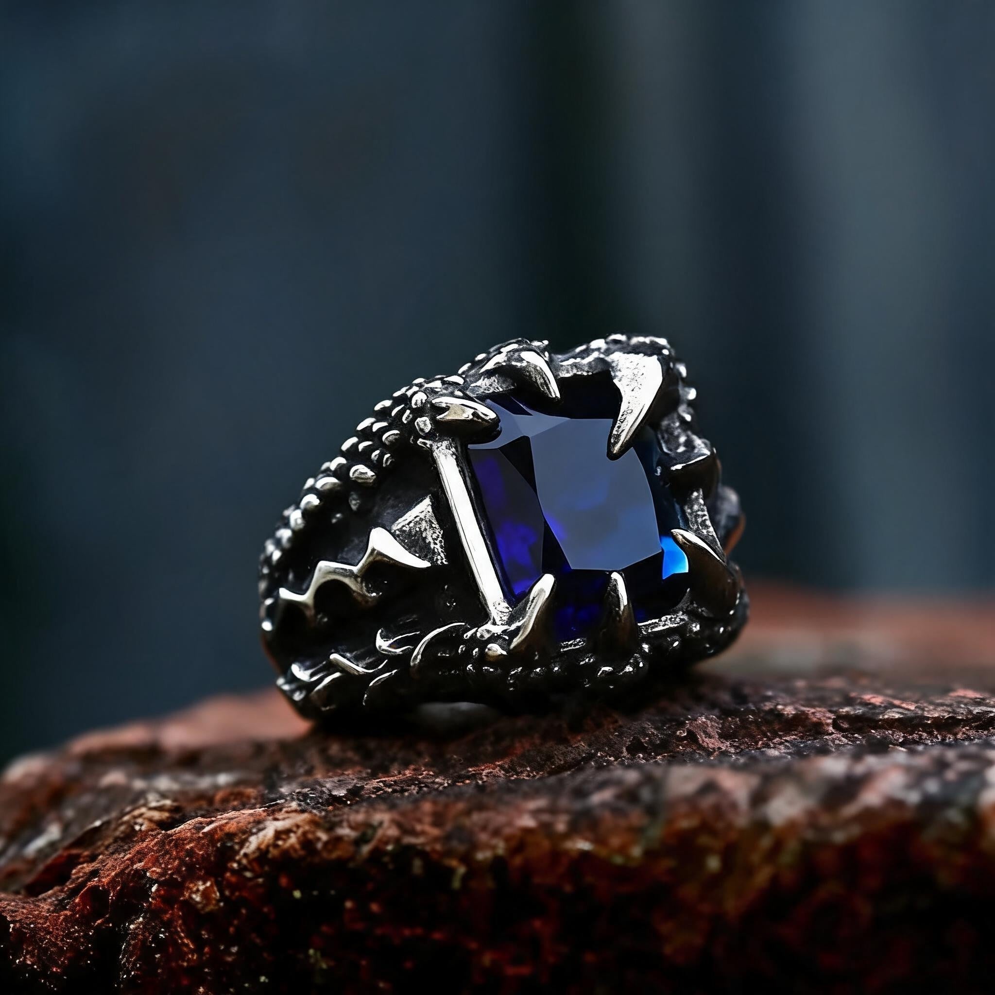 Dragon Claw Style Stainless Steel Ring