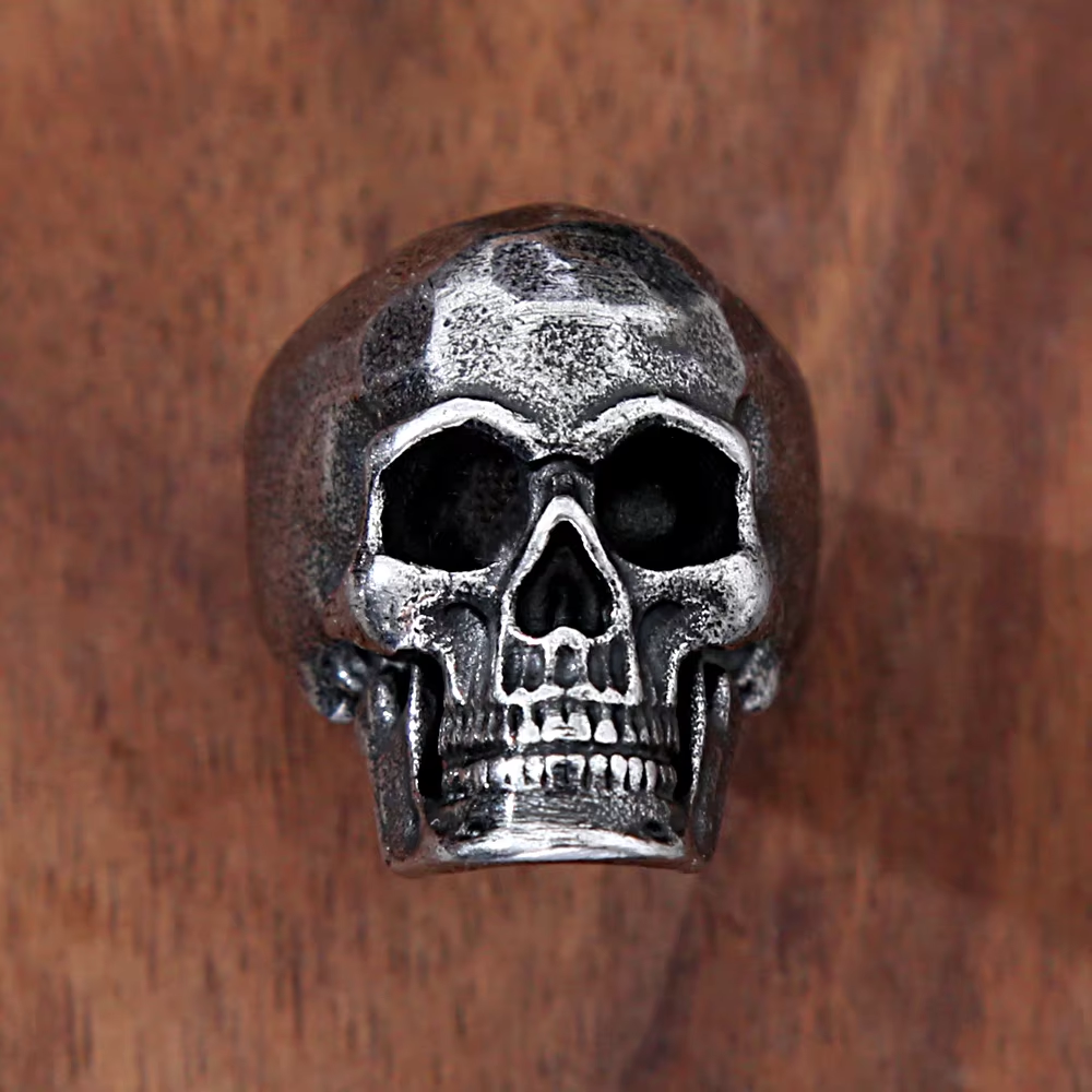 3D Anatomical Skull Gothic Statement Ring