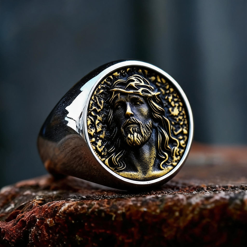 Savior Jesus Portrait Ring