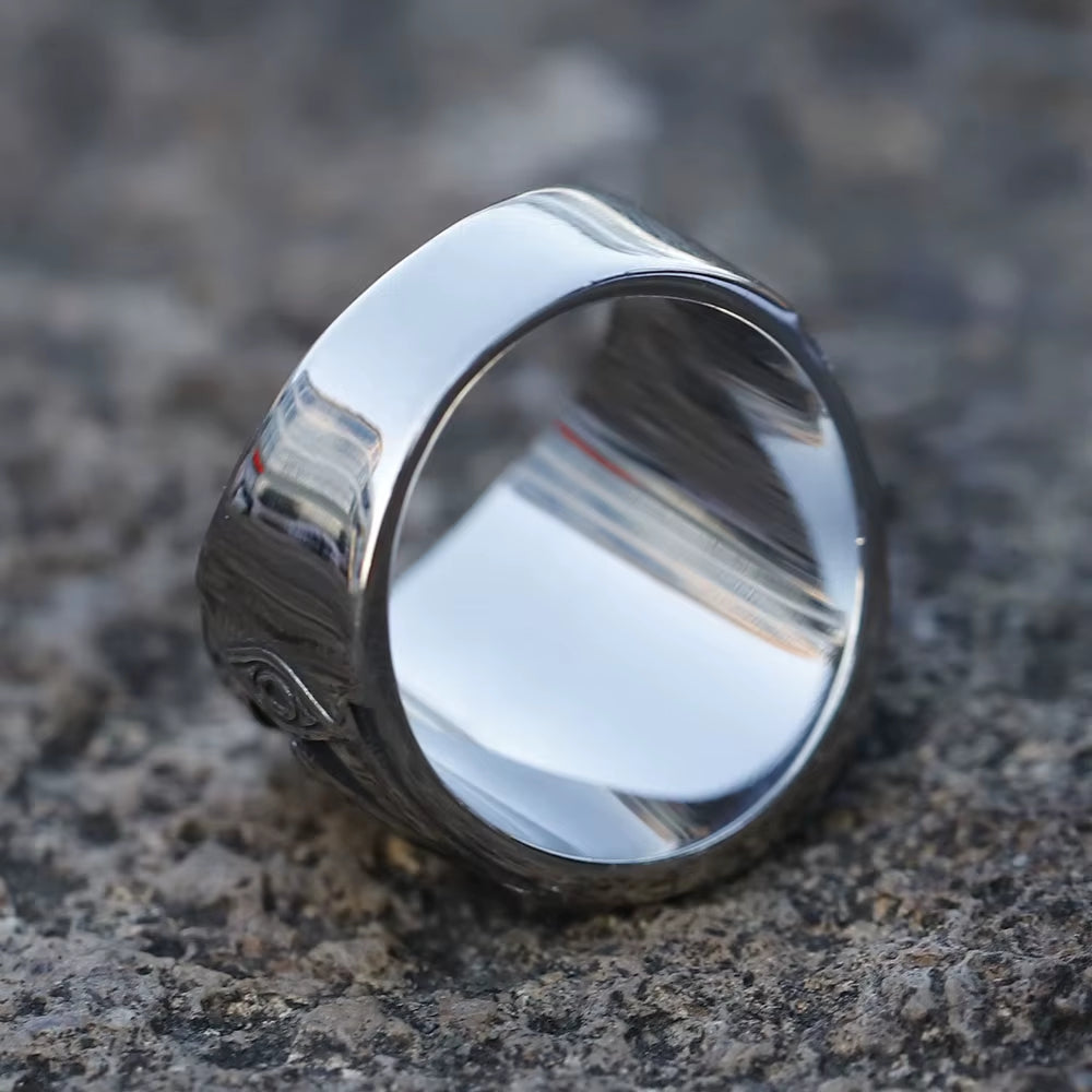 32nd Degree Scottish Rite Double Eagle Stainless Steel Ring