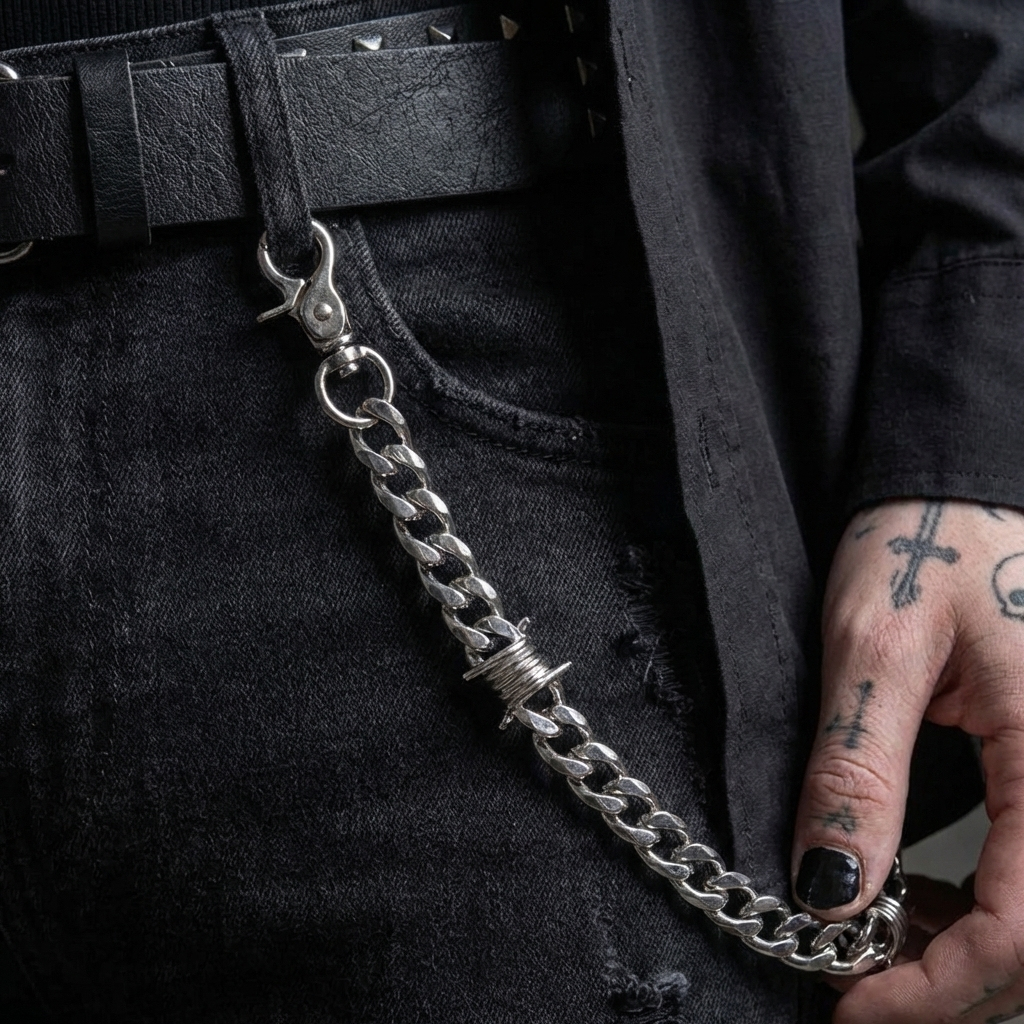 Barb Cuban Belt Chain