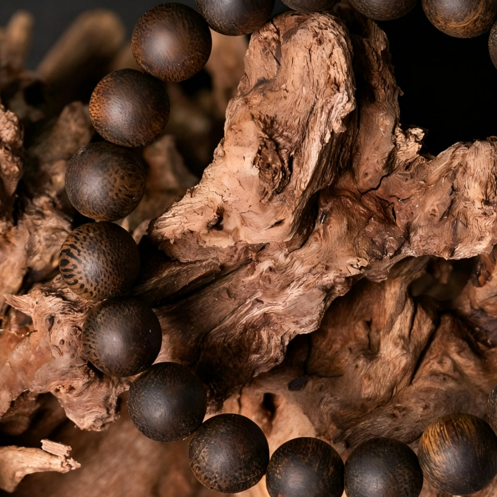 Hainan Yingge Green Qinan Agarwood Bracelet – Collector Grade · High Resin · 10mm