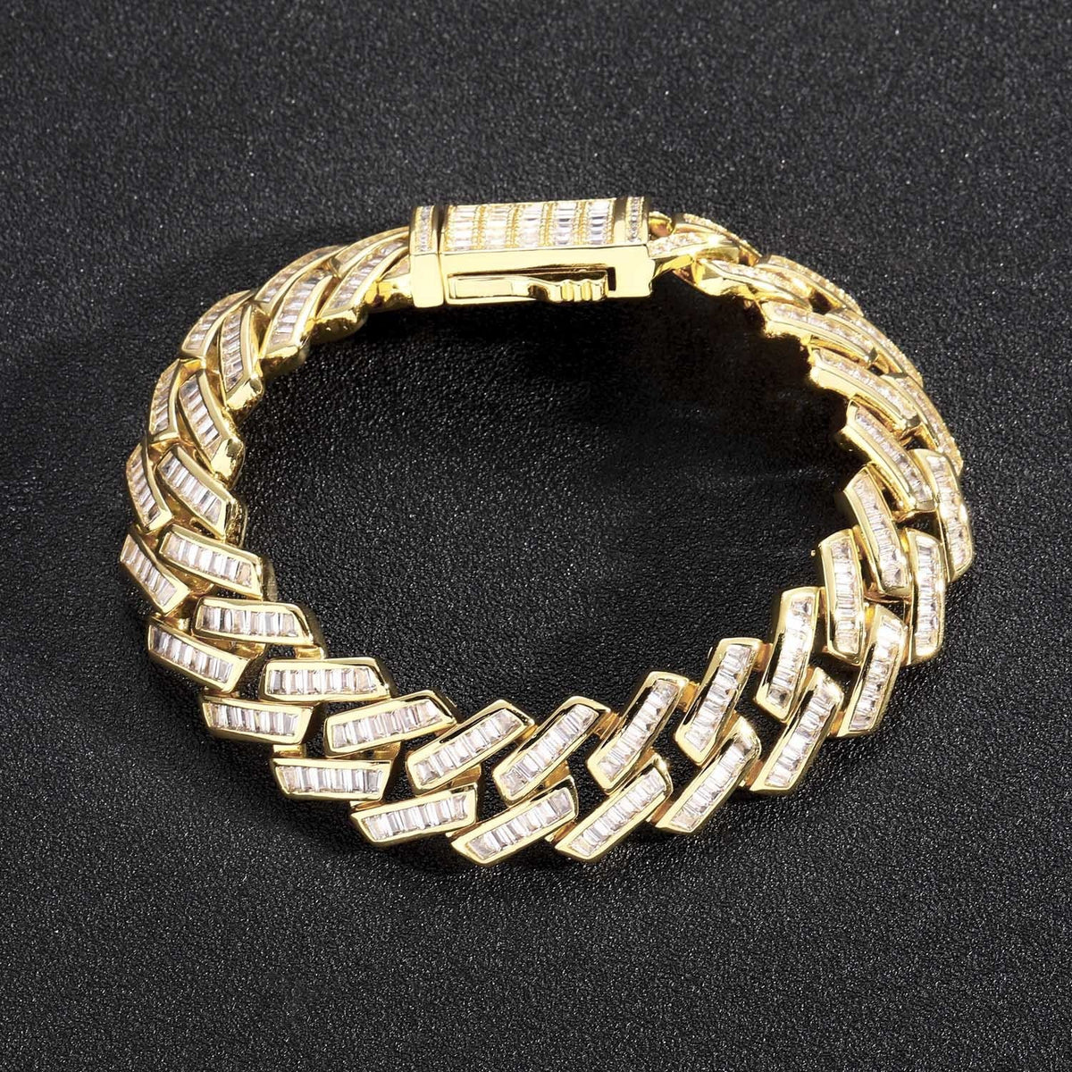 Full diamond hip-hop Cuban chain necklace