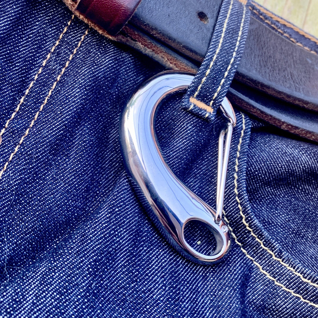 Belt Clip / Clasp - "The Hook" - Polished - Upgrade Your Wallet / Key Chain - WCC-03