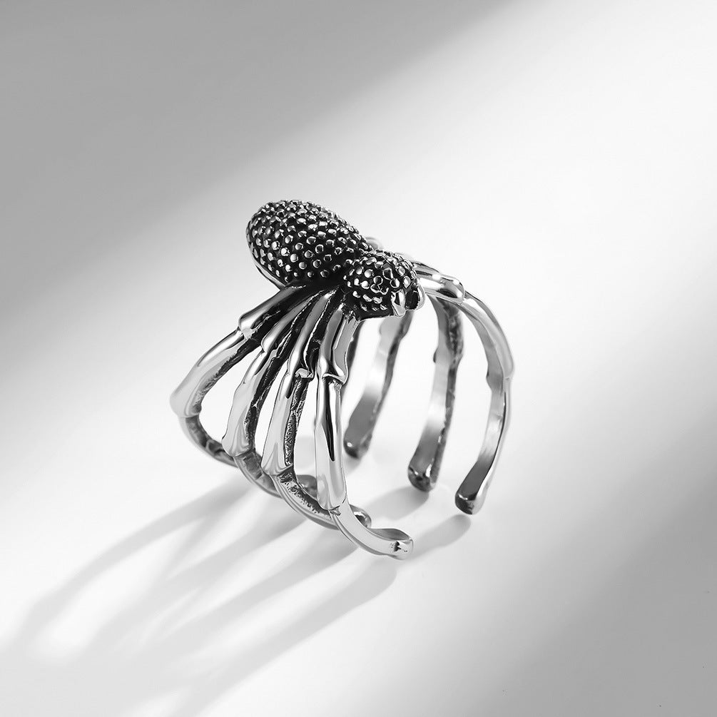 Spider Stainless Steel Ring