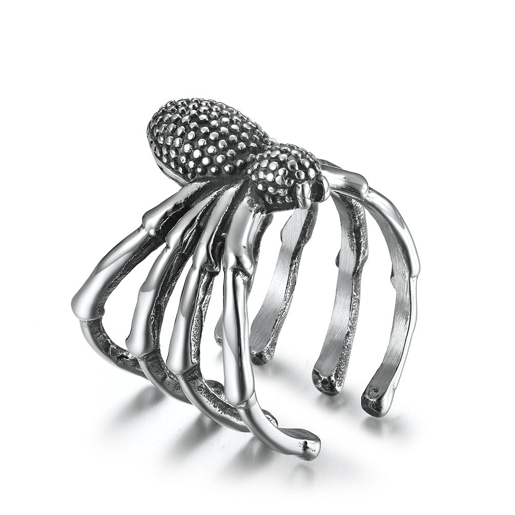Spider Stainless Steel Ring