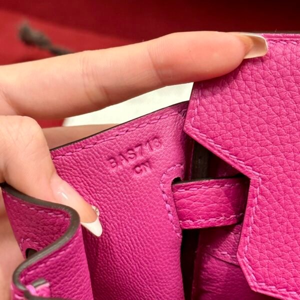 Birkin 25 Colour：L3/Rose purple - 图片 7