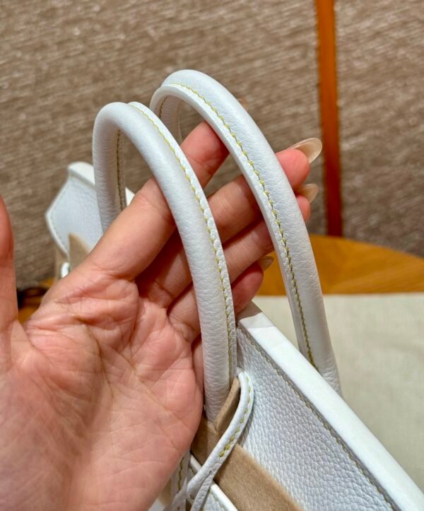 Birkin 25 Colour：01/Blanc/9R/Lime - 图片 5