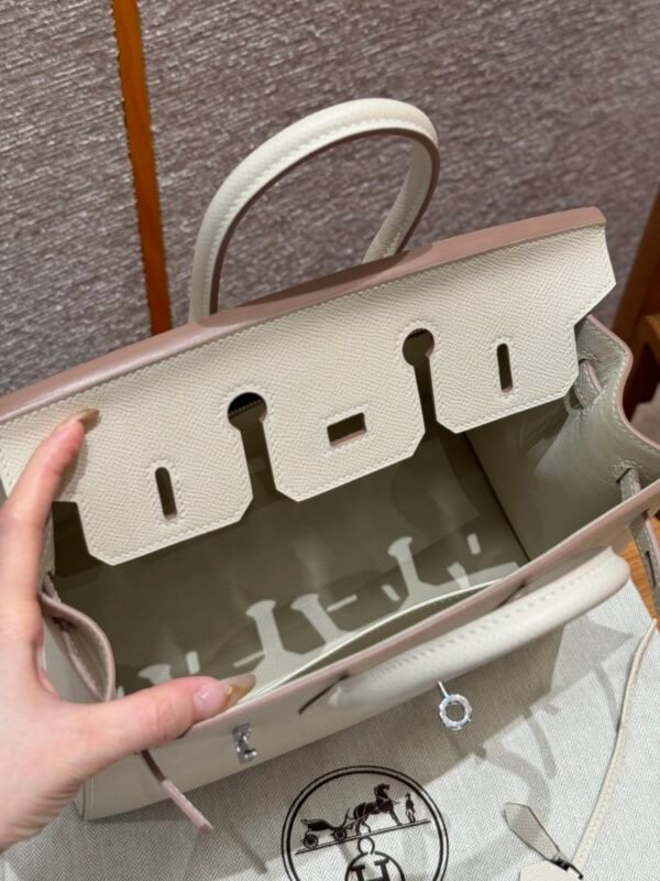 Birkin 25 Colour:10/Craie - 图片 6