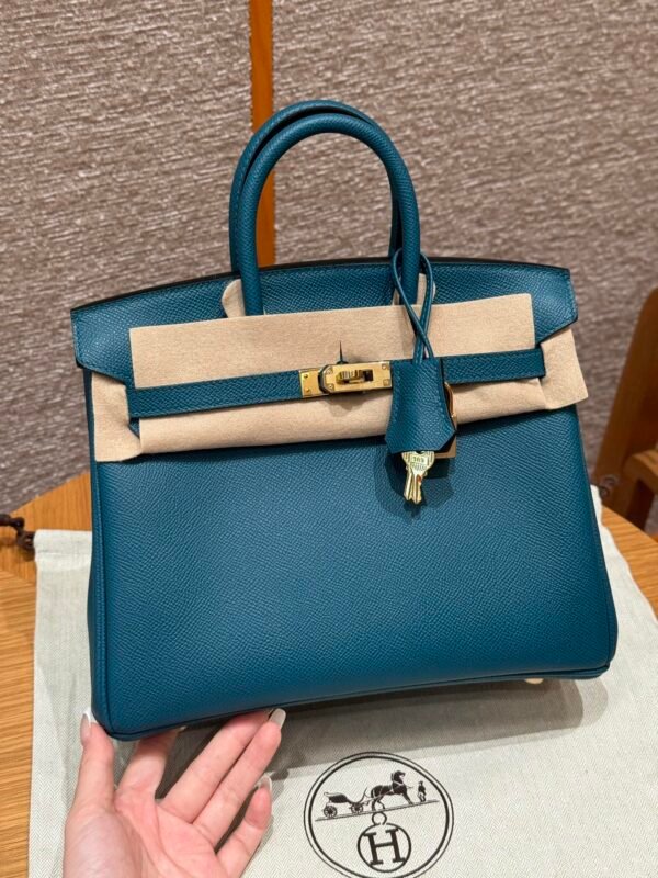 Birkin 25 Colour：W0/Vert Bosphore