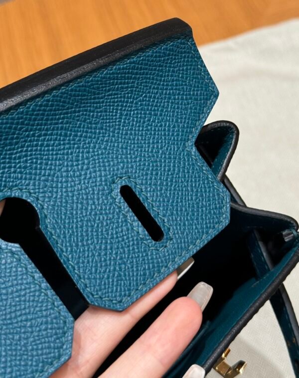 Birkin 25 Colour：W0/Vert Bosphore - 图片 7