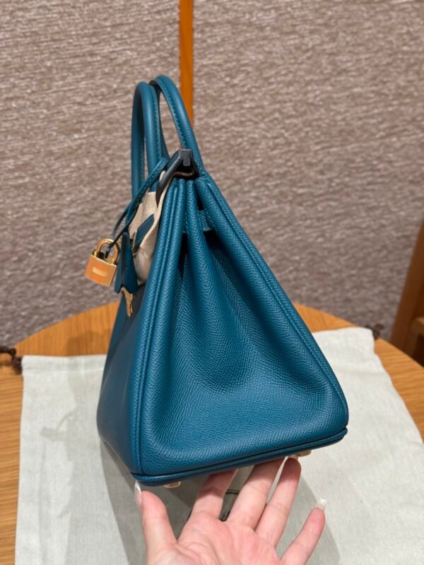 Birkin 25 Colour：W0/Vert Bosphore - 图片 6