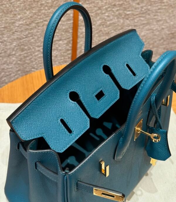 Birkin 25 Colour：W0/Vert Bosphore - 图片 3